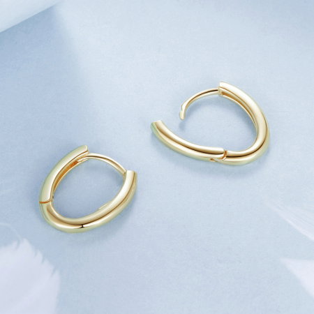 Cercei argint ovali simpli [2]