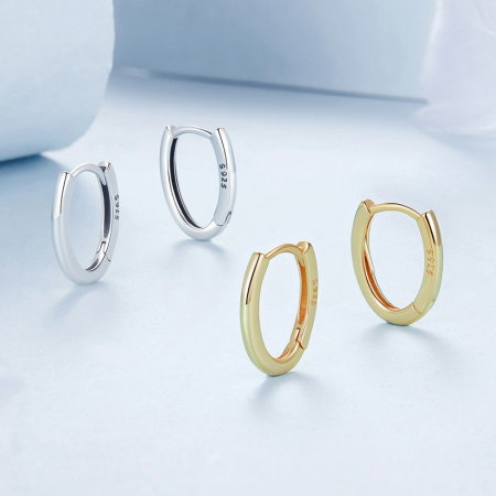 Cercei argint ovali simpli [11]