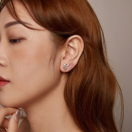 Cercei argint pasarea Phoenix [8]