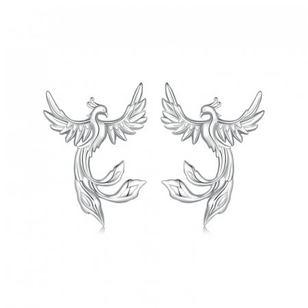 Cercei argint pasarea Phoenix [10]