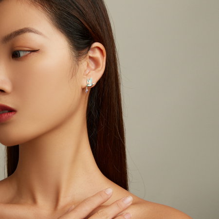 Cercei argint pasari colibri [4]