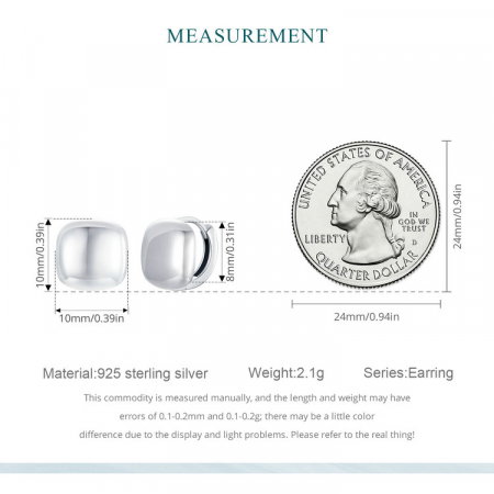 Cercei argint patrati [9]