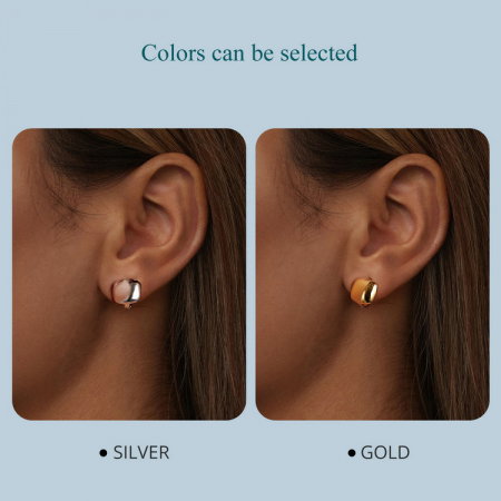 Cercei argint placati cu aur patrati [8]