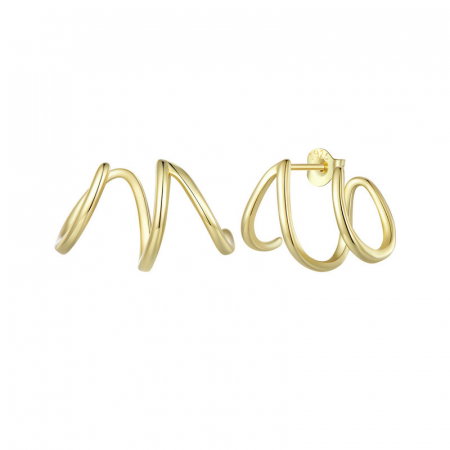 Cercei argint peste lob