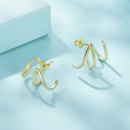 Cercei argint peste lob [2]