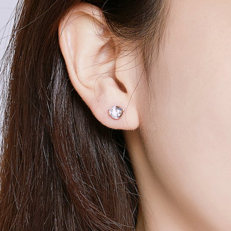 Cercei argint pestisori placati cu rodiu [5]