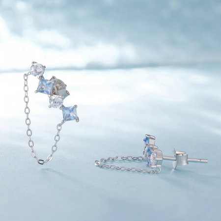 Cercei argint piatra rafinata [2]