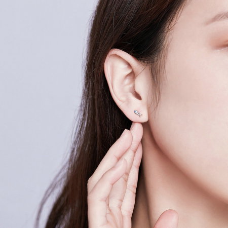 Cercei argint pisica si pestisor [2]