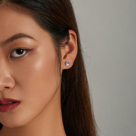 Cercei argint pisicuta cu solzi [6]