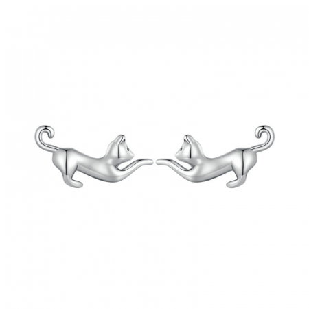 Cercei argint pisicute