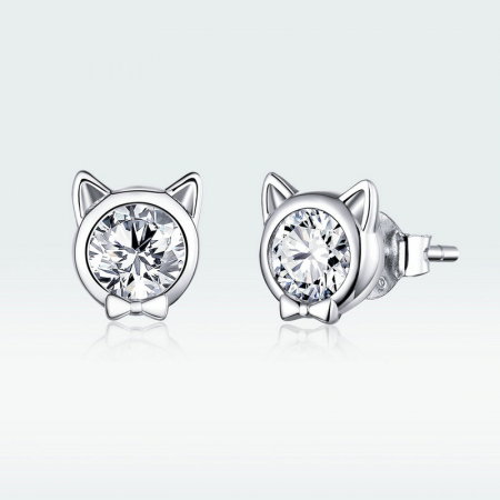 Cercei argint pisicute jucause [7]