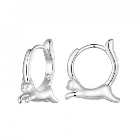 Cercei argint pisicute