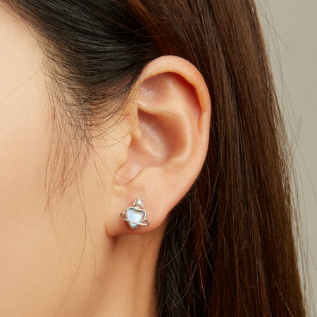 Cercei argint planeta dragostei [5]