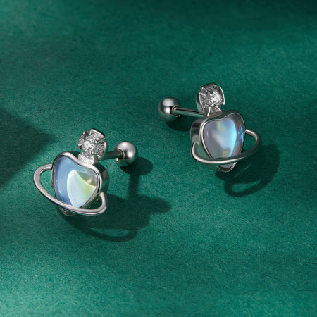 Cercei argint planeta dragostei [6]