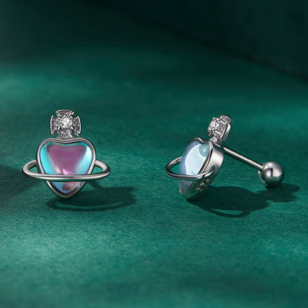 Cercei argint planeta dragostei [2]