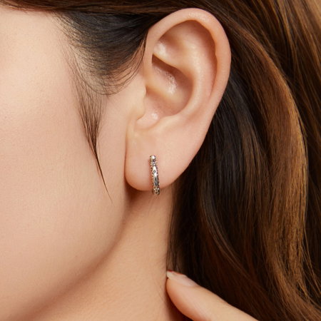 Cercei argint Potcoava Norocoasa [8]