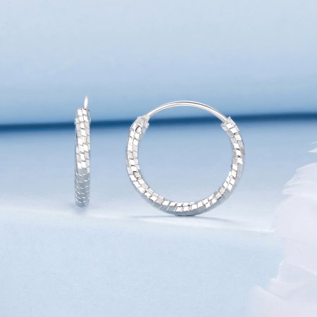 Cercei argint rasuciti Disco [2]