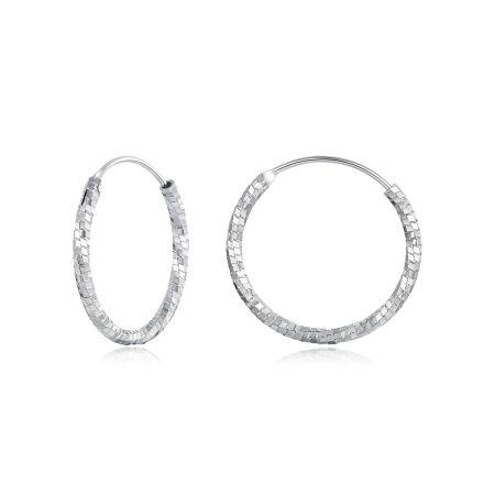 Cercei argint rasuciti Disco