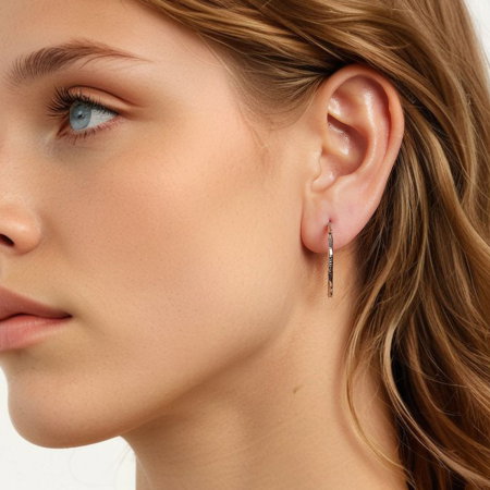 Cercei argint rasuciti Disco [3]