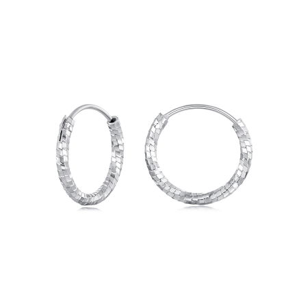 Cercei argint rasuciti Disco