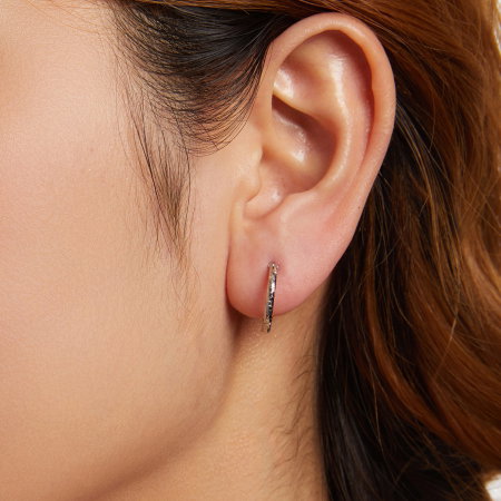 Cercei argint rasuciti Disco [8]