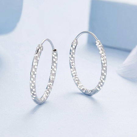 Cercei argint rasuciti Disco [4]