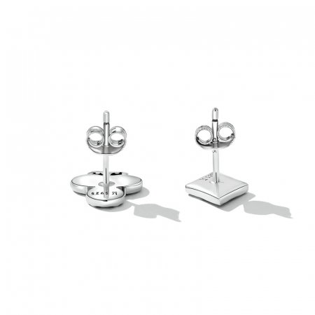 Cercei argint Romb si Trefla [5]