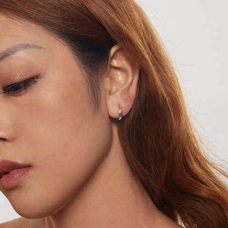 Cercei argint rotunzi 10 mm [12]