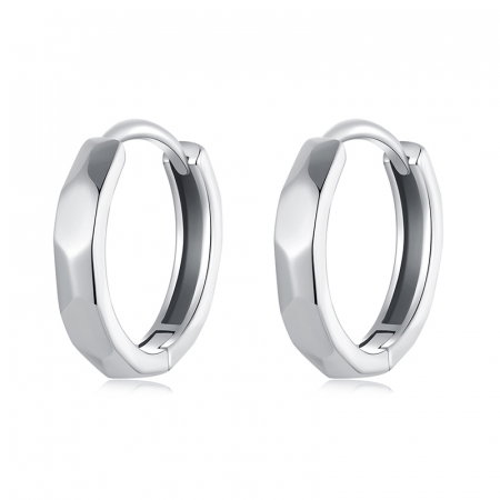 Cercei argint rotunzi 10 mm