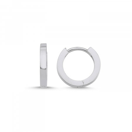 Cercei argint rotunzi 14 mm