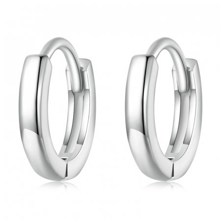 Cercei argint rotunzi