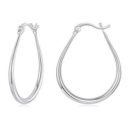 Cercei argint rotunzi