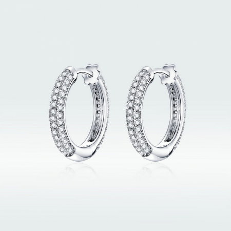 Cercei argint rotunzi [6]