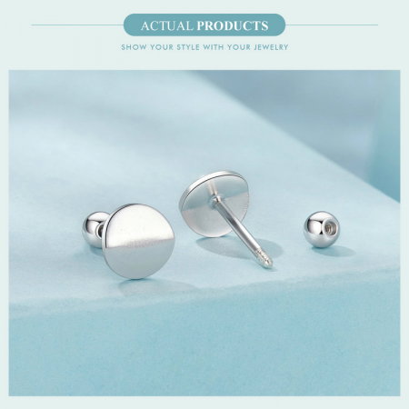 Cercei argint rotunzi [6]