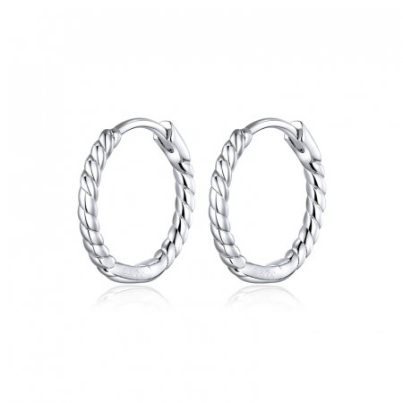 Cercei argint rotunzi