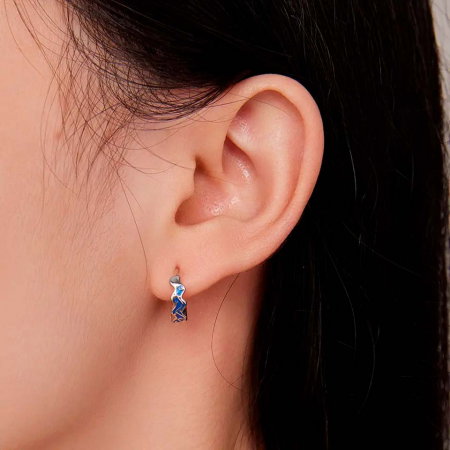 Cercei argint rotunzi cerul instelat van gogh [1]