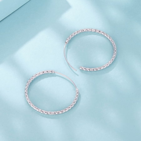 Cercei argint rotunzi cu model [5]