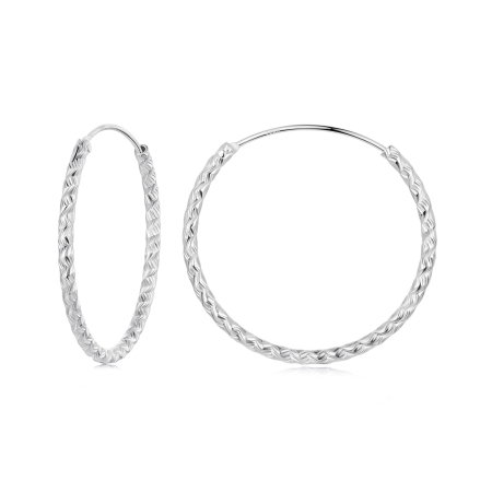 Cercei argint rotunzi cu model