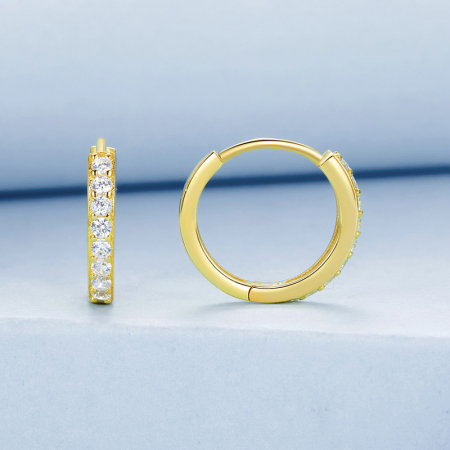 Cercei argint rotunzi cu zirconii [2]