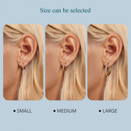 Cercei argint rotunzi cu zirconii [9]