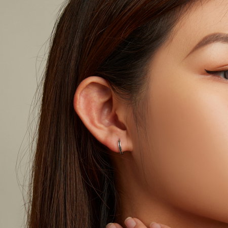 Cercei argint rotunzi cu zirconii [4]