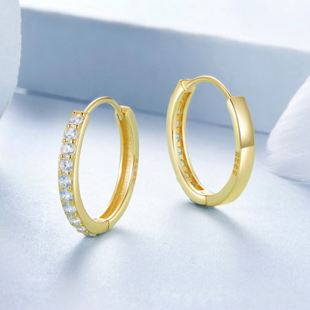 Cercei argint rotunzi cu zirconii [2]