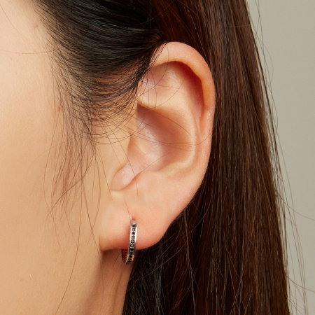 Cercei argint rotunzi cu zirconii [5]