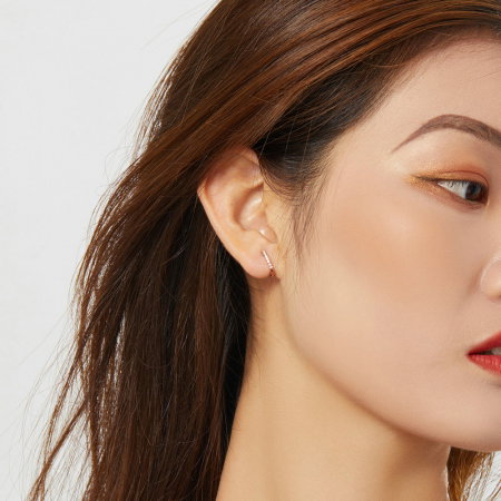 Cercei argint rotunzi cu zirconii placati cu rodiu [5]