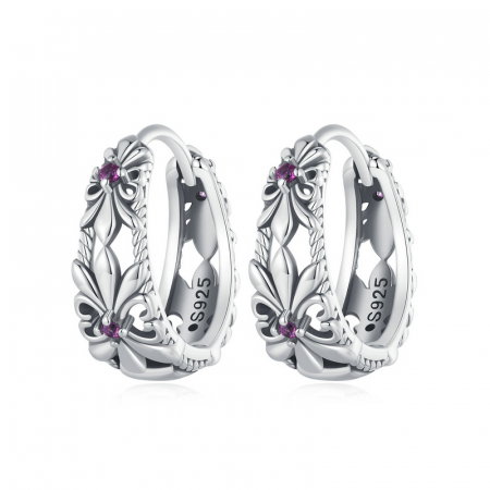 Cercei argint rotunzi iris [12]