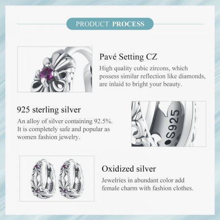 Cercei argint rotunzi iris [9]