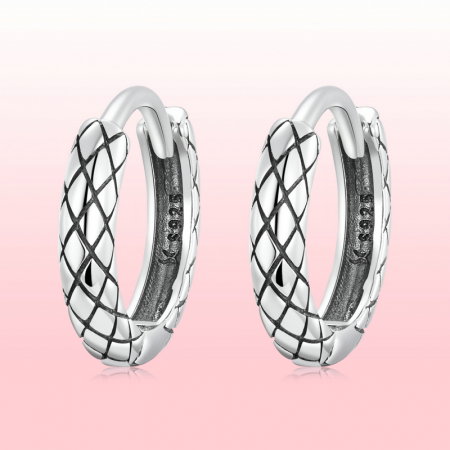 Cercei argint rotunzi model sarpe [12]