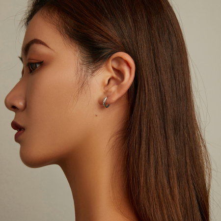 Cercei argint rotunzi model sarpe [5]