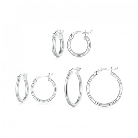 Cercei argint rotunzi [12]