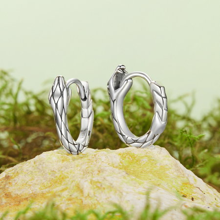 Cercei argint rotunzi sarpe [4]